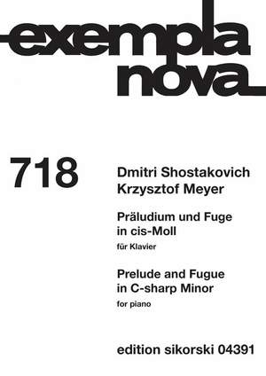 Shostakovich/Meyer: Präludium und Fuge 718