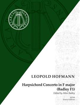 Hofmann, L: Harpsichord Concerto in F major F major Badley F1