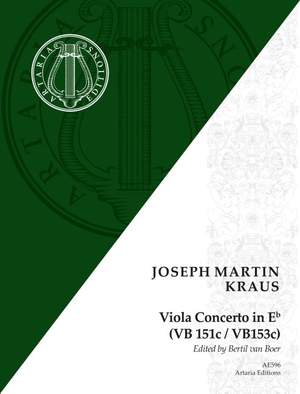 Kraus, J M: Viola Concerto in Eb E flat major VB 151c / VB153c