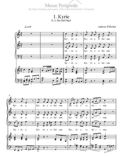 Willscher, A: Messe Perigorde