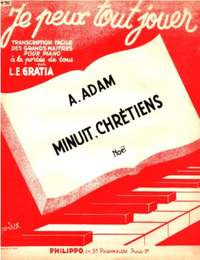 Adam, A: Minuit Chrétiens - Cantique de Noël