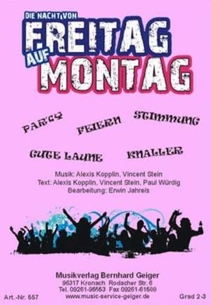 Die Nacht von Freitag auf Montag F major
