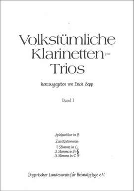 Volkstümliche Klarinetten-Trios 1 Vol. 1