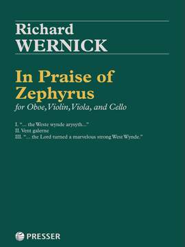 Richard Wernick: In Praise Of Zephyrus