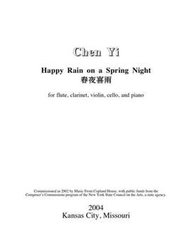 Chen Yi: Happy Rain On A Spring Night
