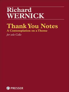 Richard Wernick: Thank You Notes