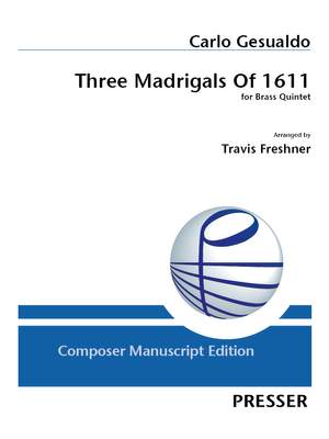 Carlo Gesualdo: Three Madrigals Of 1611
