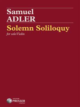 Samuel Adler: Solemn Soliloquy