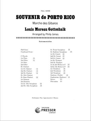 Louis Gottschalk: Souvenir De Puerto Rico