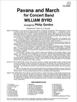 William Byrd: Pavana and March