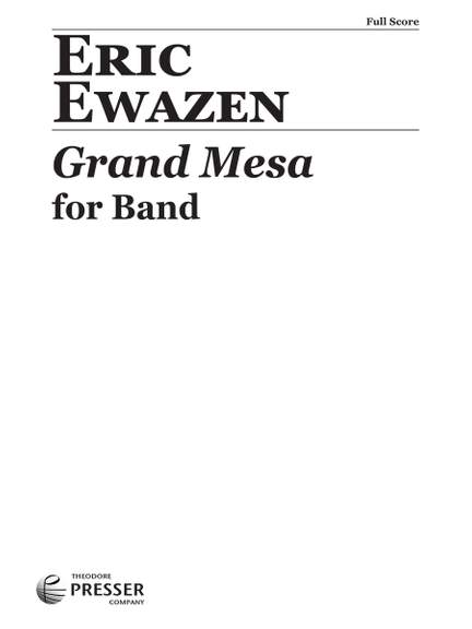 Eric Ewazen: Grand Mesa