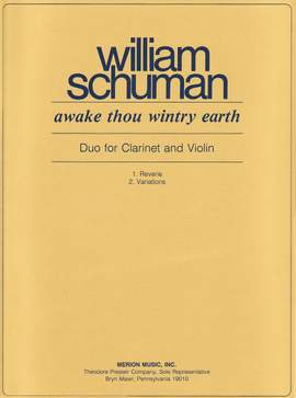 William Schuman: Awake Thou Wintry Earth