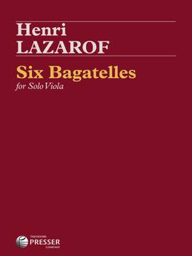 Lazarof, H: Six Bagatelles