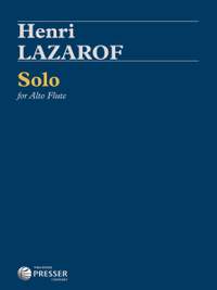 Henri Lazarof: Solo