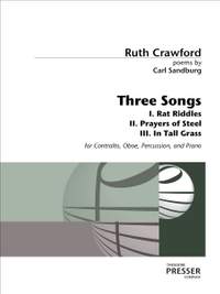 Ruth Crawford: Three Songs on Poems of Carl Sandburg