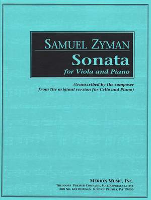 Samuel Zyman: Sonata for Viola and Piano