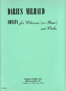 Darius Milhaud: Sonata