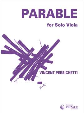 Vincent Persichetti: Parable for Solo Viola