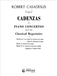 Robert Casadesus: Cadenzas to Piano Concertos from the Classical Repertoire