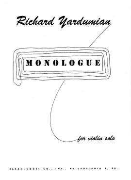 Richard Yardumian: Monologue