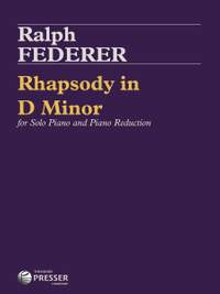 Ralph Federer: Rhapsody In D Minor