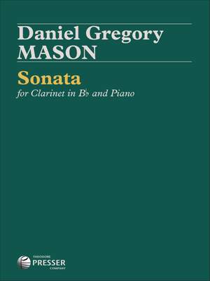 Daniel Gregory Mason: Sonata