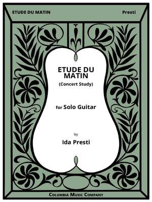 Ida Presti: Etude du Matin