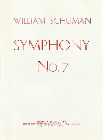 William Schuman: Symphony No. 7