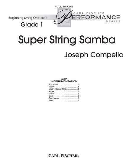 Joseph Compello: Super String Samba