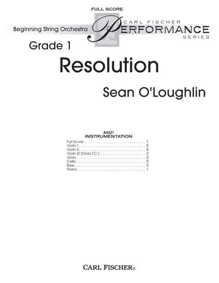 Sean O'Loughlin: Resolution
