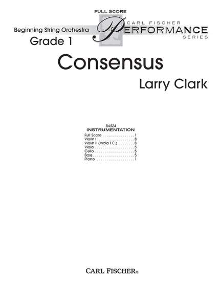 Larry Clark: Consensus