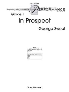 George Sweet: In Prospect