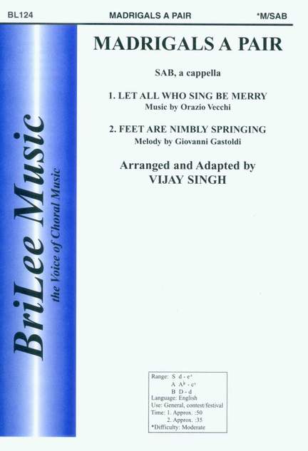 Vijay Singh: Madrigals A Pair