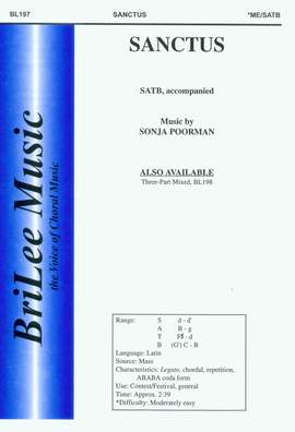 Sonja Poorman: Sanctus