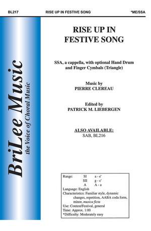 Pierre Clereau: Rise Up In Festive Song