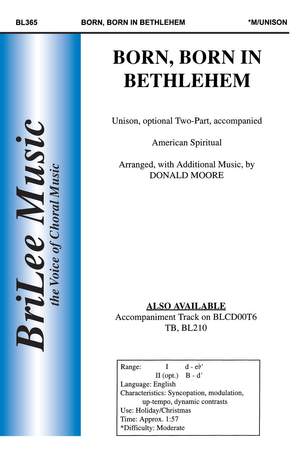 Donald Paul Moore: Born, Born In Bethlehem