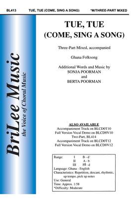 Tue, Tue (Come, Sing A Song)