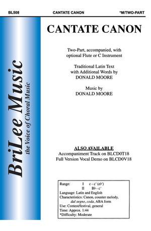 Donald Paul Moore: Cantate Canon