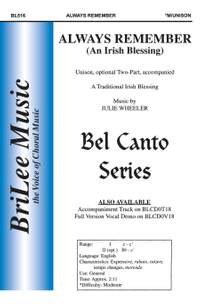 Julie Wheeler: Always Remember (An Irish Blessing)