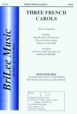 Donald Paul Moore: Three French Carols