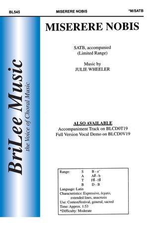 Julie Wheeler: Miserere Nobis