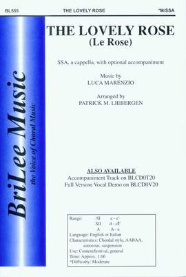 Luca Marenzio: Lovely Rose, The (Le Rose)