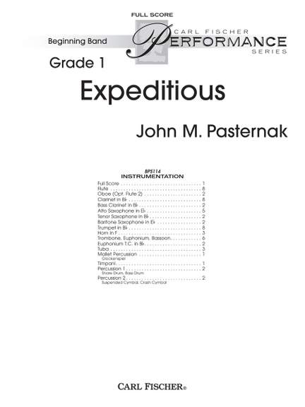 John Pasternak: Expeditious