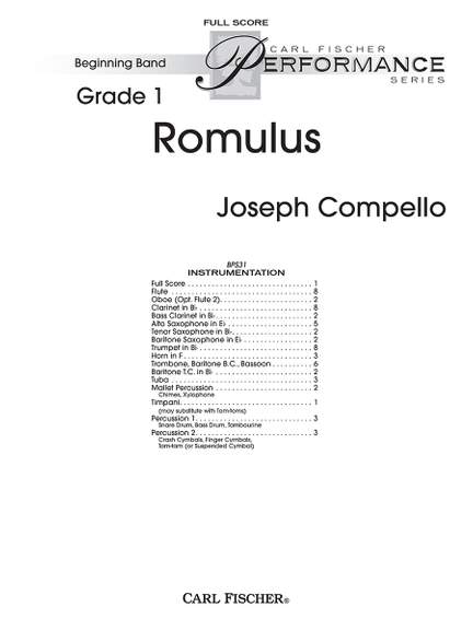 Joseph Compello: Romulus