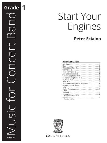Peter Sciaino: Start Your Engines