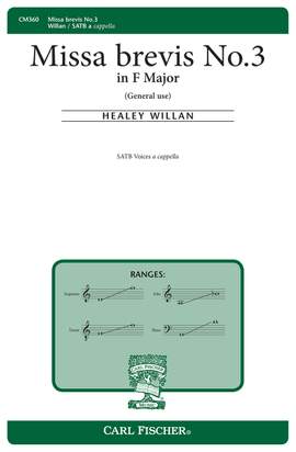 Healey Willan: Missa Brevis No. 3 in F Major