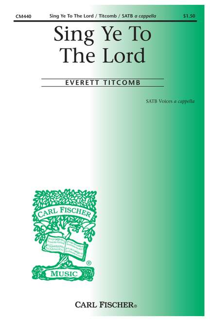 Howard Titcomb: Sing Ye To The Lord