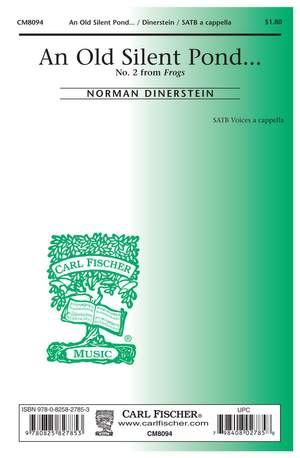 Norman Dinerstein: An old silent pond...