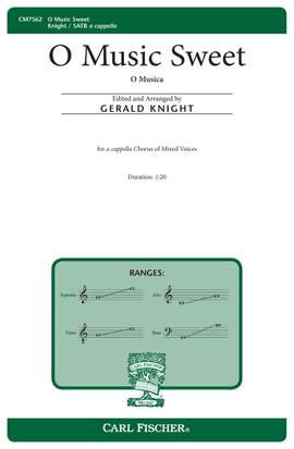 Paul Peuerl: O Music Sweet