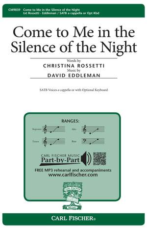 David Eddleman: Come to Me in the Silence of the Night